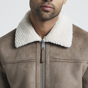 Chaqueta de Cuero de la Mejor Calidad, Suministro en Línea, Impermeable, Cortavientos, Transpirable, Precio Económico, Servicio OEM, Logotipo Frontal, Invierno - Product Image 5