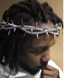 2025 Corona con corona de espinas de diamante masonita con tachuelas heladas con espina y Diamante D Yash - Product Image 2