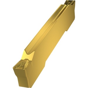 Inserto Indexable ISO GL2-D200M02-GMG8330 de 2 mm de Ancho con Recubrimiento PVD Dorado para Herramienta de Torneado, Paquete de 10 - Product Image 1