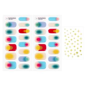 สติ๊กเกอร์ติดเล็บเจลแบบกดติด คุณภาพระดับซาลอนแท้ 100% จากเกาหลี ปลอดสารพิษ สำหรับทำเล็บ 28 ชิ้น ขายส่ง ได้รับการรับรองโดย UUUUU - Product Image 6