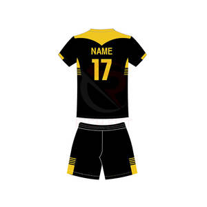 2025 nouveauté uniforme de volley-ball pour jeunes personnalisé meilleur prix ensemble de sport à manches courtes avec des techniques imprimées au design unique - Product Image 3