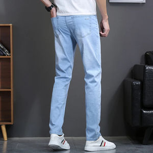 La mejor calidad, ropa de calle barata, pantalones vaqueros apilados holgados de algodón, pantalones vaqueros largos rectos para hombre, pantalones vaqueros lavados - Product Image 3