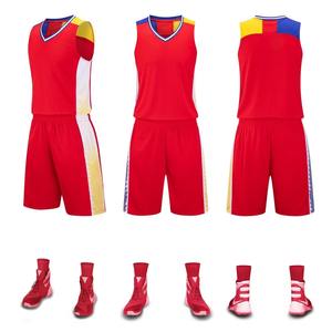 Vêtements de sport personnalisés avec logo, uniforme de basket-ball pour hommes, séchage rapide, service OEM, uniforme d'équipe de basket-ball le plus vendu - Product Image 5