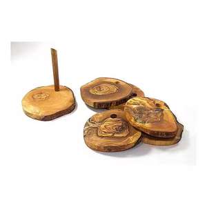 <b>Square</b> design <b>wooden</b> coasters handmade sustainable drink coasters for coffee tea restaurant decor <b>wooden</b> - Product Image 2