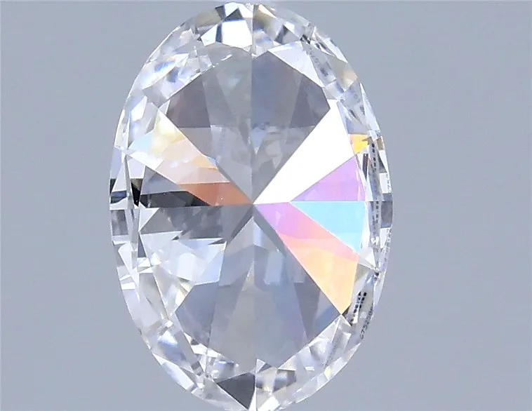 Oval 0.70ct D VVS2 Lab Grown diamond Jewelry Making CVD Diamond