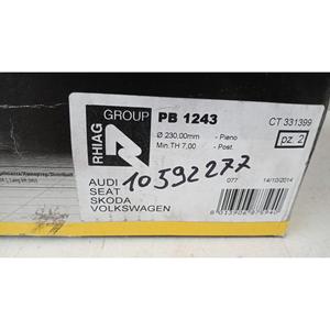 COPPIA DI DISCHI FRENO POSTERIORI AUDI A3 Serie (8L1) (96>03) PB1243 Benzina - Product Image 4