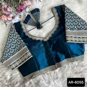 Nuevo diseñador de ropa de fiesta, blusa bordada, ropa de mujer india, totalmente cosida, suave y sedosa, Zimichoo, tamaño libre con blusa de bajo precio - Product Image 3