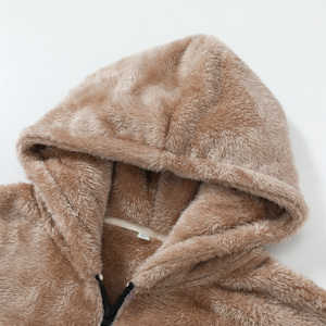 OEM Custom Plain Dyed Breathable Quick Dry Pullover <b>Hoodie</b> <b>Men</b> <b>Oversized</b> <b>Fleece</b> Jacket Solid Pocket Heavy Weight Winter - Product Image 3