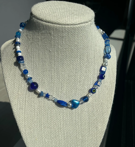 Colorful Chunky <b>Beaded</b> <b>Necklaces</b> <b>Necklace</b>, Fringe <b>Beaded</b> Bandana - Product Image 2