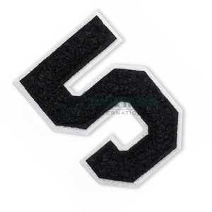 Nouveaux derniers patchs de broderie en chenille personnalisés Patch de lettre en chenille personnalisé pour veste chapeau vêtements en quantité en vrac - Product Image 6