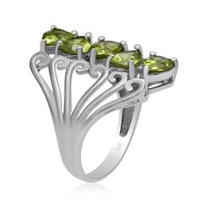 แหวนสปินเนอร์ทำด้วยมือสีเงินแท้925อัญมณีพลอยเพอริโดอัญมณีอัญมณีอัญมณีอัญมณีทรงหลังเบี้ยชุบโรเดียมสำหรับงานแต่งงานสำหรับงานเลี้ยง - Product Image 2