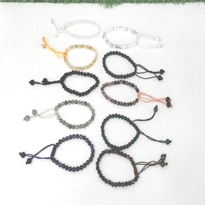 Pulsera de cuentas de Rodonita Natural de 6mm al por mayor, ajustable tallada curativa, Jade, ágata, piedras preciosas, algodón, piedra semipreciosa, amor - Product Image 3