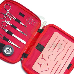 Kit de sutura completo al por mayor para estudiantes de medicina hecho de acero inoxidable incluyendo herramientas de almohadilla de sutura de silicona fuente de alimentación manual - Product Image 6