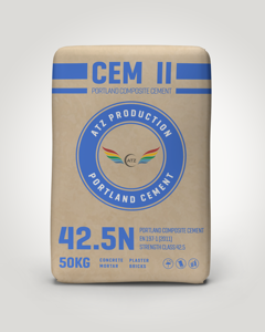 CEM II-42.5N-atz ปูนซีเมนต์ปอร์ตแลนด์ปูนผสมคอนกรีตปูนปูนปูนเวียดนาม - Product Image 1