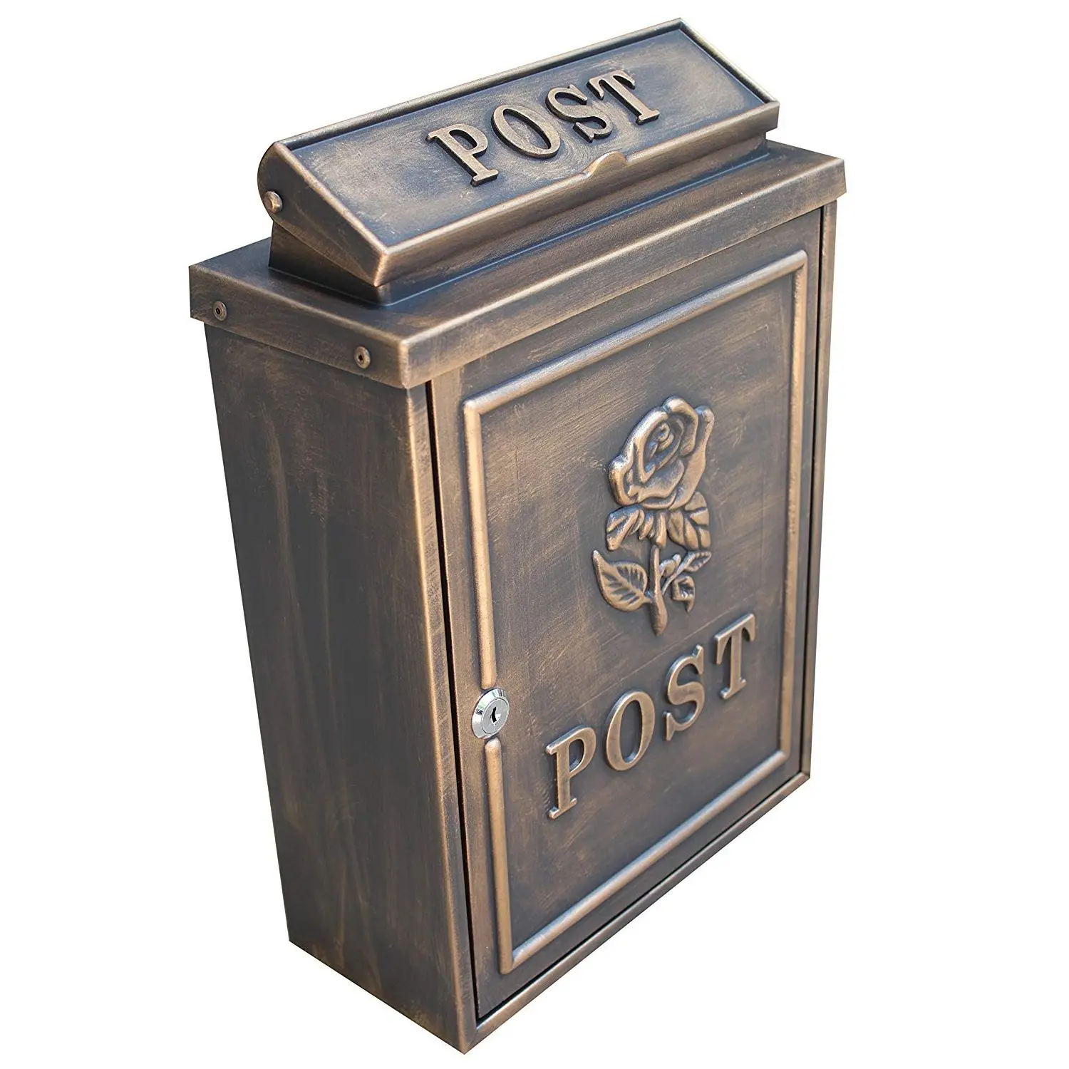 Декоративная Бытовая почтовая коробка почтовая жестяная коробка почтовое отделение настенное крепление для арендных платежей газетная почта ключи Cas