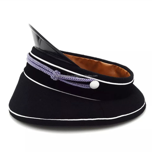 Casquettes uniformes personnalisées avec visière brodée dorée Casquettes personnalisées du Pakistan - Product Image 5