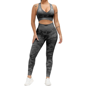 Nouvel Arrivage 2025 – Ensemble de Yoga Grande Taille pour Femme, Design Personnalisé, Couleur et Taille au Choix, Haute Qualité, Faible MOQ, Respirant, Séchage Rapide 2 - Product Image 1