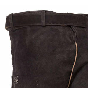 กางเกงขาสั้นหนังสำหรับออกกำลังกายทำจากผ้าขนสัตว์คุณภาพดีลายปักเป็นมิตรกับสิ่งแวดล้อมสำหรับวิ่งออกกำลังกาย - Product Image 5