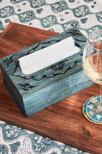 ที่ใส่กล่องทิชชู่เรซิ่นตกแต่งสไตล์คู่รักสำหรับห้องน้ำและโต๊ะเครื่องแป้ง - Product Image 2