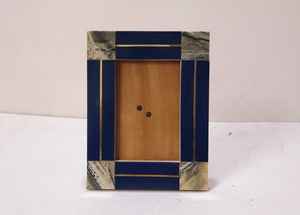 Cadre photo carré en bois massif écologique léger et personnalisé couleur A4 8x10 noyer art mural rustique pour mariage/anniversaire - Product Image 3