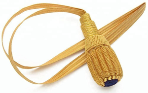 Insignes d'aimant de dentelle brodés à la main sur mesure avec conception de luxe 3D pour uniformes de cérémonie - Product Image 3