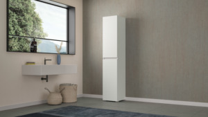 Mueble de Baño Multiusos Terraneo, Moderno, de Aglomerado, con Práctica Cesta para Ropa Sucia, Superventas - Product Image 4