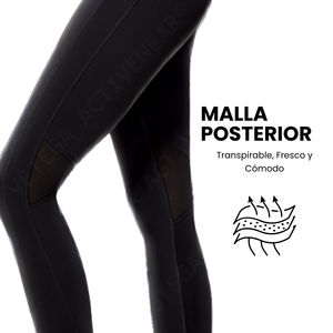 Leggings longs respirants et très élastiques avec maille, confortables et tendance, en tissu tissé serré, vert menthe - Product Image 4