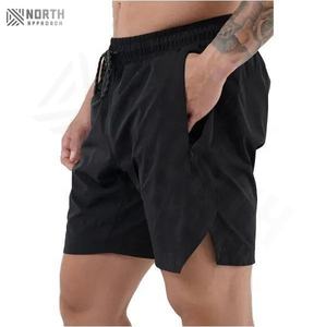 Pantalones Cortos para Hombre de Primera Calidad, de Secado Rápido y Transpirables, Método de Tejido No Tejido, Diseño Sólido, Disponibles al por Mayor - Product Image 6