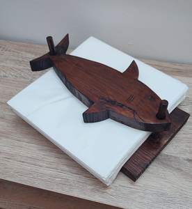 Porte-serviettes en bois élégant pour cuisine moderne table à manger maison bar café design fonctionnel durable - Product Image 2