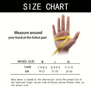 Gants de cyclisme confortables et respirants pour hommes Paume épaisse Dragonne réglable Néoprène/Cuir/Polyester Séchage rapide Léger - Product Image 6