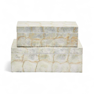 Caja Moderna de Lujo con Incrustaciones de Nácar, Diseño Flexible y Funcional, Hecha a Mano, Incrustaciones de Concha, Venta al por Mayor de Fábrica, OEM, ODM - Product Image 5