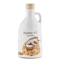 Mirante Alchemy No 1 Huile d'olive aromatisée à l'olive verte, doublement fumée, huile de finition gourmet brésilienne de qualité supérieure, 250 ml 50 ml