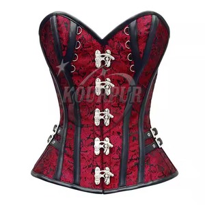 Elegant Fashion <b>Women's</b> Shapers Elegant Plus Size Korsette 100% Leather <b>Corsets</b> Tops Reasonable Price Hot Sale - Product Image 1