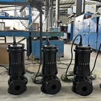 Pompe submersible à eaux usées en fonte à haut débit avec broyeur