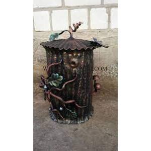 Poubelle décorative pour la maison en cuivre antique de dernier concepteur peut sembler attrayant nouveau modèle café et hôtel poubelle à poussière d'indien - Product Image 6