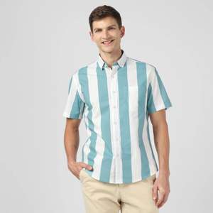 Chemise de plage à fleurs hawaïennes pour hommes-Tissu à séchage rapide, idéal pour les événements au bord de la piscine et les escapades tropicales - Product Image 1