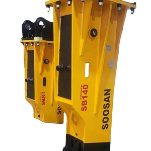 SOOSAN Martillo hidráulico SB140 Caja Tipo Silencio para excavadoras con 30-45 toneladas martillo soosan para demolición y construcciones - Product Image 1