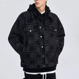 Chaqueta Vaquera Casual de Mezclilla Personalizada de Chenilla, Estilo Moderno, para la Universidad o la Escuela, Chaquetas y Abrigos Vaqueros Personalizados de Alta Calidad - Product Image 1