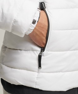 แจ็กเก็ตขนเป็ดแบบบางใส่สบายมีสไตล์เสื้อคลุมมีฮู้ดสีทึบมีซิปสำหรับผู้ชาย - Product Image 1