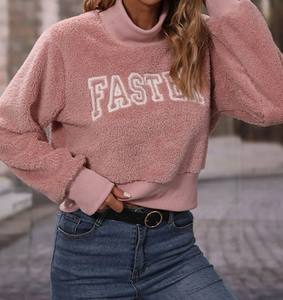 Nouveau élégant imprimé sweats à capuche tricotés haut tendance Streetwear pour femme 100% coton biologique respirant pulls décontractés - Product Image 4