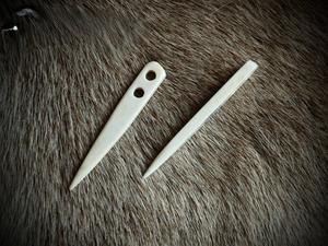 Aguja de Bordar de Cuerno de Búfalo, Aguja de Bordar Puntiaguda para Lana y Hilo, Accesorio de Costura Duradero para Tufting y Costura - Product Image 5