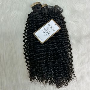 Meilleure vente Apo Hair brut vietnamien luxe qualité naturel noir lâche vague profonde style droit Afro extensions de cheveux humains - Product Image 5