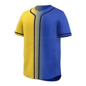 Nouveauté Maillot de baseball à séchage rapide pour homme et adulte avec col ras du cou imprimé de nom personnalisé 100% tissu polyester au meilleur prix - Product Image 2
