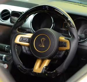 Popular Style Leather LED Steering Wheel <b>for</b> <b>Cars</b> Rear Position Interior <b>Accessory</b> with Discount Sales - Product Image 2