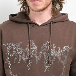 Unisex Oversized <b>Hoodie</b> Pullover Drop Shoulder Heavyweight Custom Puff Print Graphic Printed Streetwear Wholesale <b>Sweatshirt</b> - Product Image 5