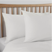 Parure de lit commerciale blanche 300TC pour hôtel et hôpital, taille Queen, 4 pièces, avec logo personnalisé, style uni, housse de couette, drap et taies d'oreiller, Turquie