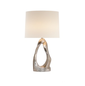 Metal Table <b>lamp</b> in Silver Color plated modern table Bedroom Decorating <b>lamp</b> for hotel restaurants bedroom living room - Product Image 4
