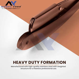 Navaja de Afeitar Profesional para Barberos, Navaja de Seguridad de Acero Inoxidable, Cuchilla de Afeitar Manual para el Cuidado de la Barba - Product Image 4