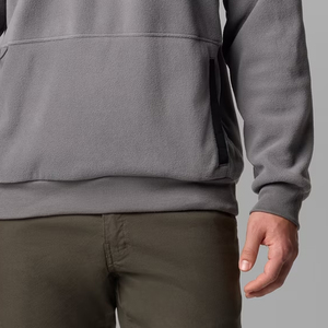 Sweat à capuche pour homme, couleur unie, manches longues, design streetwear tendance, matière polaire, coupe décontractée, impression de logo personnalisée - Product Image 4