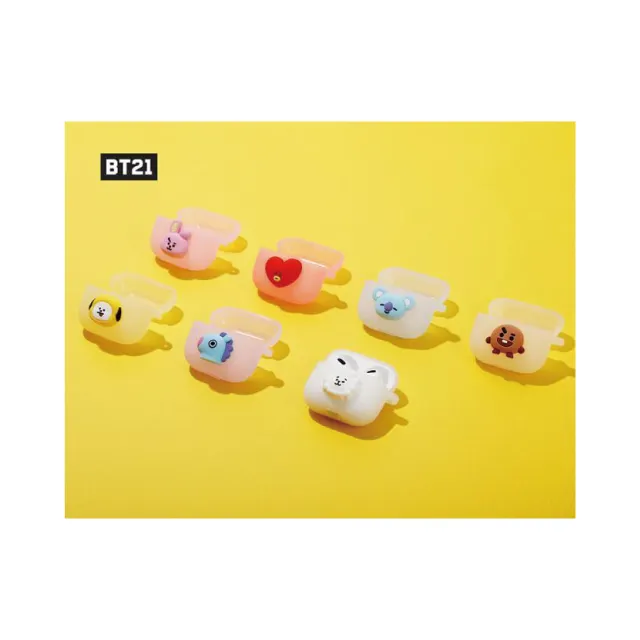 BT21 Characters Gel Cases for AirPods 3rd Generation Bts kpop fan promotion store for kpop Korean musician goods